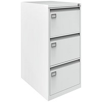 Jemini 3 Drawer Filing Cabinet 470x622x1016mm White KF78707