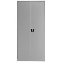 Talos Double Door Stationery Cupboard 920x420x1950mm Grey