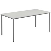 Jemini Rectangular Multipurpose Table, 1600x800mm, White