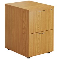 First Foolscap Filing Cabinet, 2 Drawer, Oak