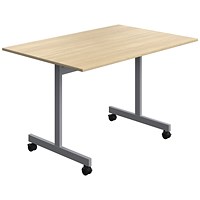 Serrion Rectangular Tilt Table, 1200x800mm, Oak