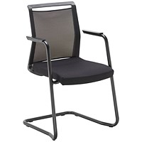 Jemini Stealth Visitor Chair, Black