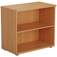 First Low Bookcase, 1 Shelf, 700mm High, Beech