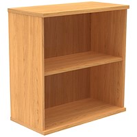 Astin Low Bookcase, 1 Shelf, 816mm High, Beech