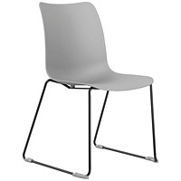 Jemini Flexi Skid Chair, Grey