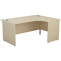 Jemini 1600mm Corner Desk, Right Hand, Panel End Leg, Maple Jemini 1600mm Corner Desk, Right Hand, Panel End Leg, Maple