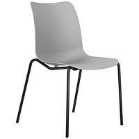 Jemini Flexi 4 Leg Chair, Grey