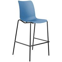 Jemini Flexi High Stool, Blue