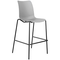 Jemini Flexi High Stool, Grey