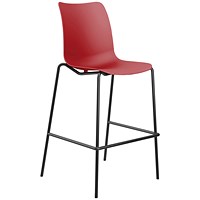 Jemini Flexi High Stool, Red