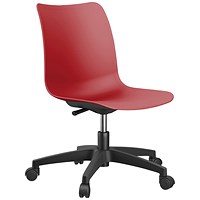 Jemini Flexi Swivel Chair, Red