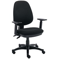 Astin Nesta Operator Chair with Adjustable Arms, Black Astin Nesta Operator Chair with Adjustable Arms, Black