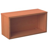 Jemini Reception Modular Straight Riser Unit, 800x315x400mm, Beech