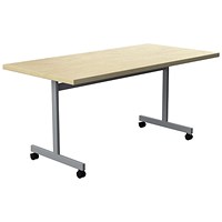 Jemini Tilting Table 1600x700x730mm Maple/Silver