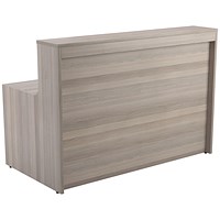 Jemini Reception Unit, 1600x800x740mm, Grey Oak Jemini Reception Unit, 1600x800x740mm, Grey Oak
