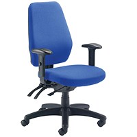Avior Centro Call Centre Chair, Height Adjustable Arms, Blue Avior Centro Call Centre Chair, Height Adjustable Arms, Blue