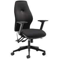 Cappela Leo Deluxe High Back Posture Chair, Black