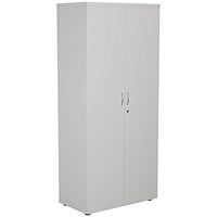 First Wooden Storage Cupboard 800x450x1800mm White