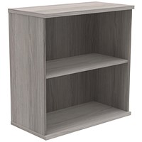 Polaris Low Bookcase, 1 Shelf, 816mm High, Grey Oak Polaris Low Bookcase, 1 Shelf, 816mm High, Grey Oak