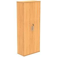 Polaris Extra Tall Cupboard, 4 Shelves, 1980mm High, Beech