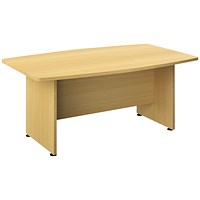 Avior Executive Boardroom Meeting Table 1800x1150x750mm Nova Oak