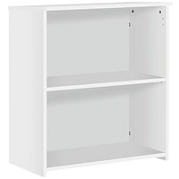 Serrion Premium Low Bookcase 750x400x800mm White