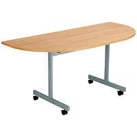 Jemini Semi-circular Tilt Table, 1600mm, Beech