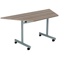 Jemini Trapezoidal Tilt Table, 1600mm, Grey Oak Jemini Trapezoidal Tilt Table, 1600mm, Grey Oak