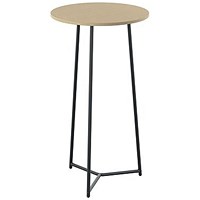 Jemini Trinity Round Table, 600mm Diameter, 1110mm High, Maple