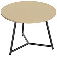 Jemini Trinity Round Table, 800mm Diameter, 435mm High, Maple