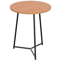 Jemini Trinity Round Table, 800mm Diameter, 735mm High, Beech Jemini Trinity Round Table, 800mm Diameter, 735mm High, Beech