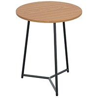 Jemini Trinity Round Table, 800mm Diameter, 735mm High, Oak Jemini Trinity Round Table, 800mm Diameter, 735mm High, Oak