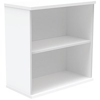 Astin Low Bookcase, 1 Shelf, 816mm High, White Astin Low Bookcase, 1 Shelf, 816mm High, White