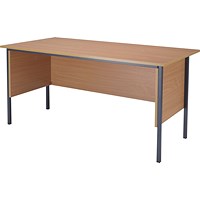 Jemini Intro Traditional Desk, 1500mm Wide, Beech