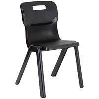 Titan One Piece Classroom Chair, 363x343x563mm, Charcoal, Pack of 10 Titan One Piece Classroom Chair, 363x343x563mm, Charcoal, Pack of 10
