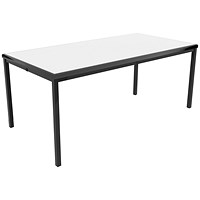 Jemini Titan Multipurpose Classroom Table, 1200x600x590mm, Grey/Black