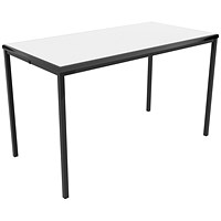Jemini Titan Multipurpose Classroom Table, 1200x600x760mm, Grey/Black