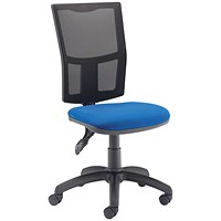 First Medway Mesh High Back Operator Chair, Blue