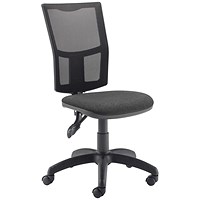 First Medway High Mesh Back Operator Chair, Charcoal