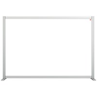 Nobo Modular Desk Divider Screen Acrylic 1400x50x1000mm Clear