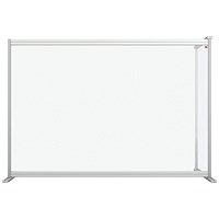 Nobo Modular Desk Divider Extension Acrylic 1400x50x1000mm Clear