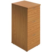 Jemini Foolscap Filing Cabinet, 3 Drawer, Oak