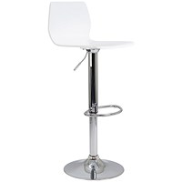 Jemini Stork High Stool, White