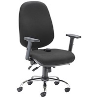 Arista Aire High Back Ergonomic Maxi Chair, Black