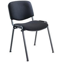 First Ultra Multipurpose Stacking Chair 532x585x805mm Charcoal