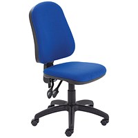 First High Back Operators Chair, Blue