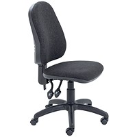 First High Back Operator Chair, Charcoal