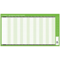 Q-Connect Holiday Planner, Unmounted, 754x410mm, 2024