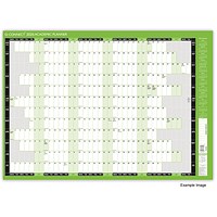 Q-Connect Academic Planner, Mounted, 855x610mm, 2026-27