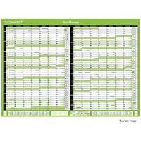 Q-Connect 16 Month Planner, Unmounted, A2, January 2026-April 2027